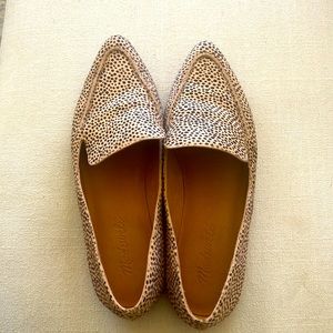 Madewell loafers in animal print - GUC size 7
